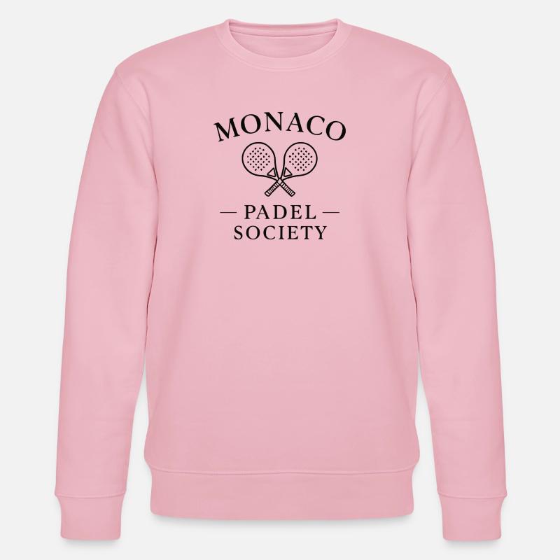 Monaco Padel Society Logo - Stanley/Stella Unisex Bio-Sweatshirt CHANGER - Hellrosa