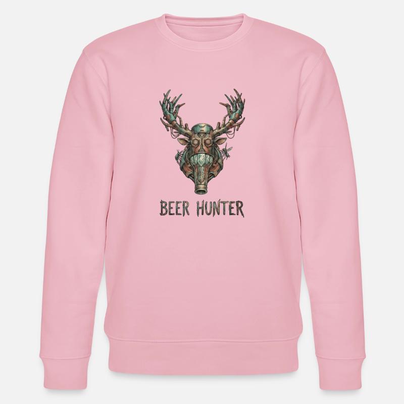 Steampunk-Bierjäger - Stanley/Stella Unisex Bio-Sweatshirt CHANGER - Hellrosa