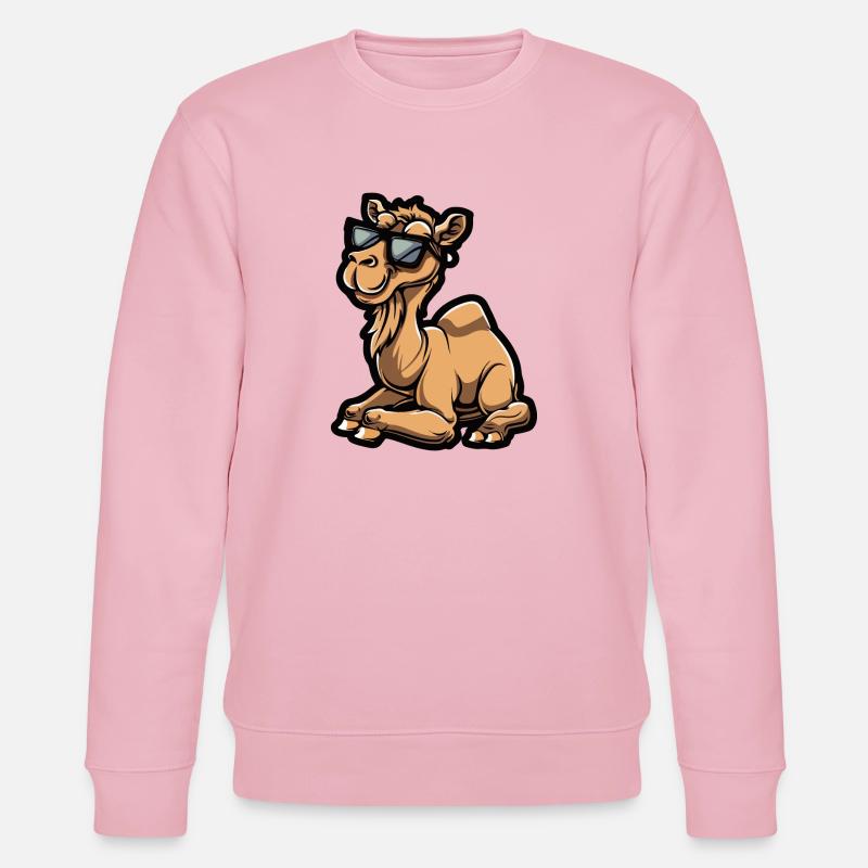 Camel Cool Comic - Stanley/Stella CHANGER Unisex Organic Sweatshirt - cotton pink