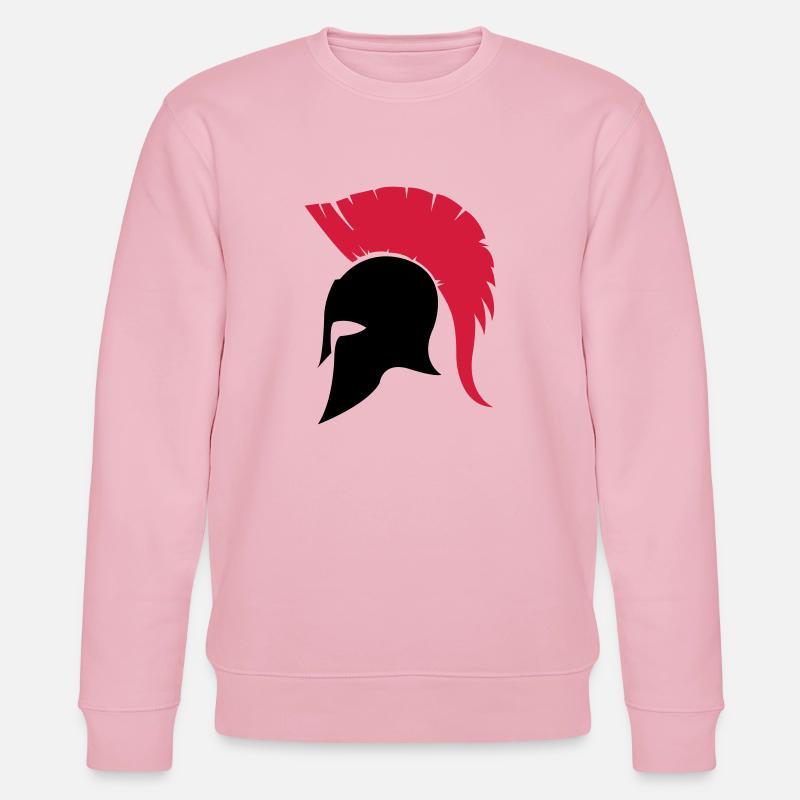 sparta_helm02 - Stanley/Stella Unisex Bio-Sweatshirt CHANGER  - Hellrosa