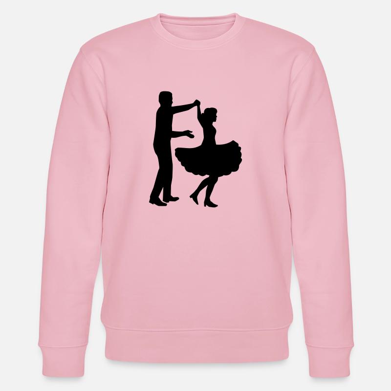 Square dance - Stanley/Stella Unisex Bio-Sweatshirt CHANGER  - Hellrosa