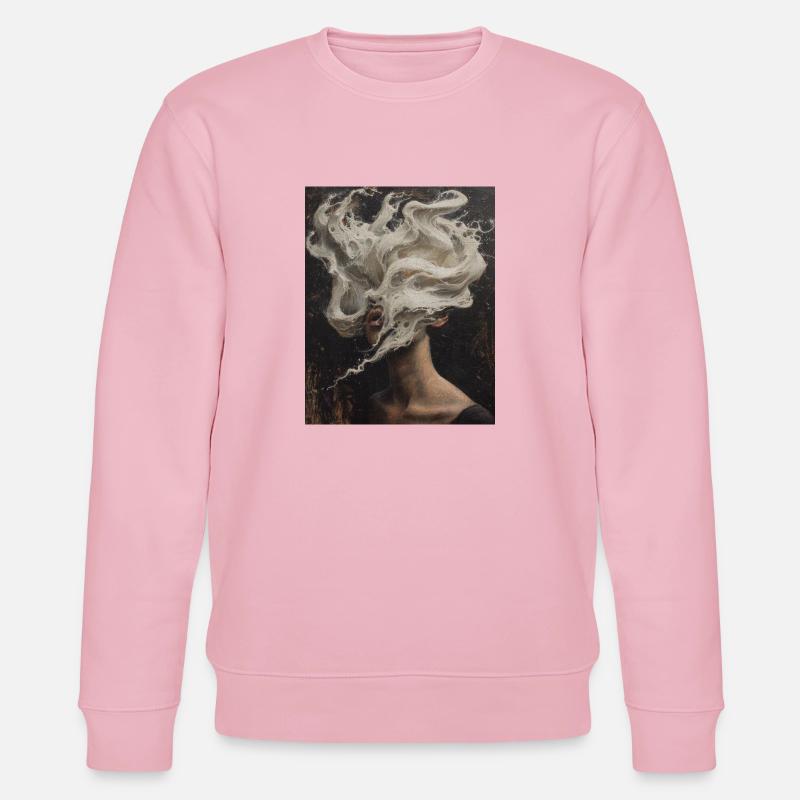 Une mer de pensées - Sweat bio CHANGER Stanley/Stella Unisexe - rose pâle