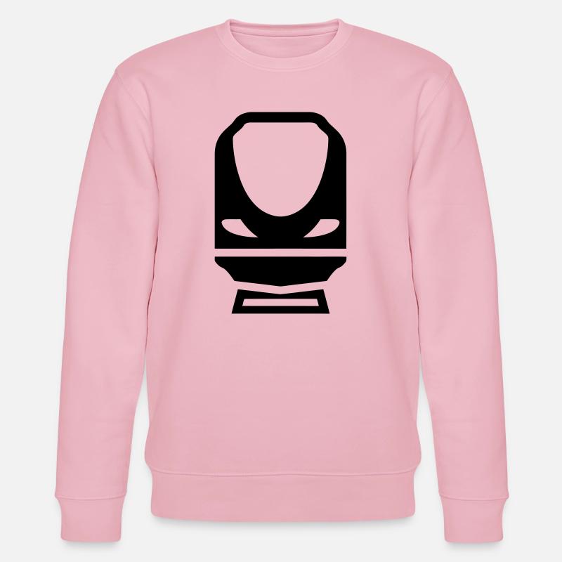 Eisenbahner / Eisenbahnen / Eisenbahn / Bahn - Stanley/Stella Unisex Bio-Sweatshirt CHANGER  - Hellrosa