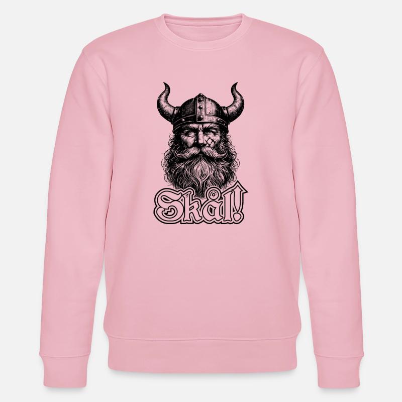 Wikinger-Gott | Wikinger-Krieger - Stanley/Stella Unisex Bio-Sweatshirt CHANGER  - Hellrosa