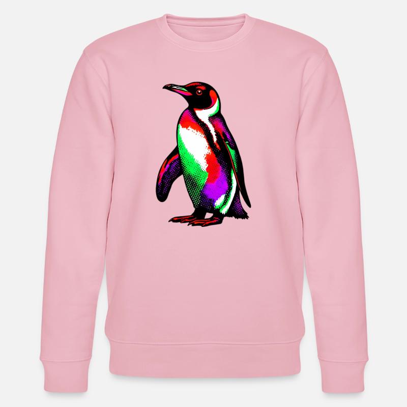 Pingouin - Sweat bio CHANGER Stanley/Stella Unisexe - rose pâle