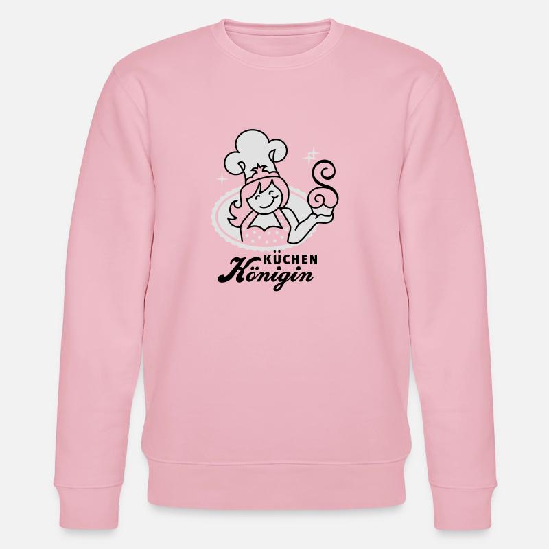 Queen kitchens - kitchen queen 2C - Stanley/Stella CHANGER Unisex Organic Sweatshirt - cotton pink