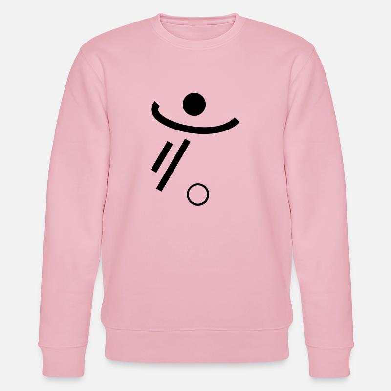 Fußballspieler - Stanley/Stella Unisex Bio-Sweatshirt CHANGER - Hellrosa