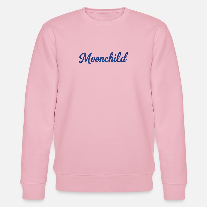 Moonchild Blue Script – Style de nuit - Sweat bio CHANGER Stanley/Stella Unisexe - rose pâle