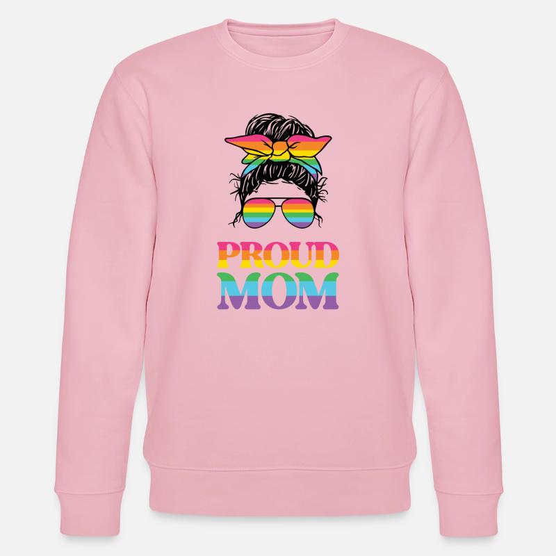 Stolze Mama - Stanley/Stella Unisex Bio-Sweatshirt CHANGER  - Hellrosa