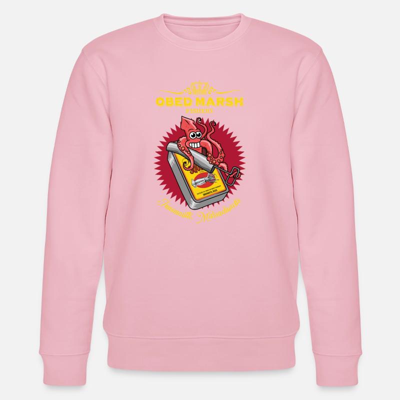 OBED MARSH Devil Reef Fischerei - Stanley/Stella Unisex Bio-Sweatshirt CHANGER  - Hellrosa
