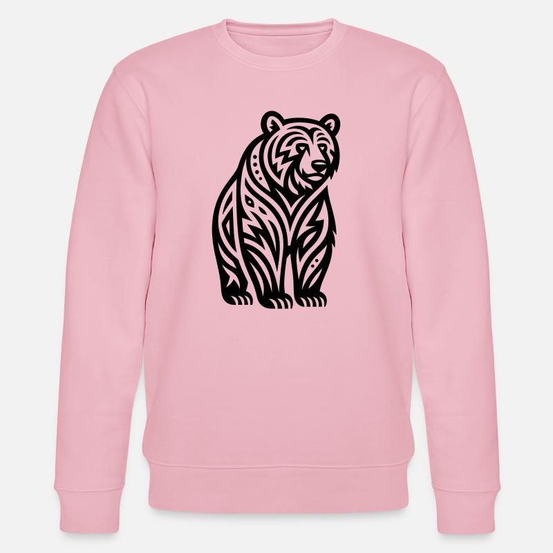 Just a Black Bear #2 / JustN-imal - Stanley/Stella Unisex Bio-Sweatshirt CHANGER  - Hellrosa