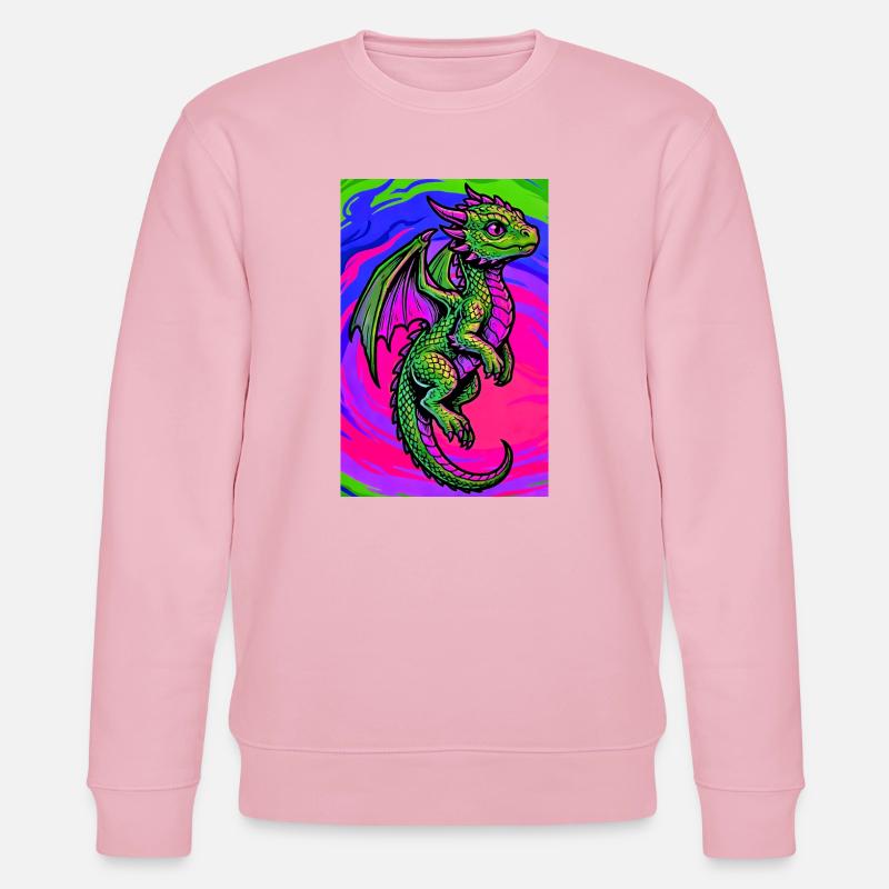Drache - Stanley/Stella Unisex Bio-Sweatshirt CHANGER  - Hellrosa