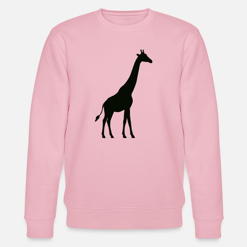 giraffe - Stanley/Stella Unisex Bio-Sweatshirt CHANGER  - Hellrosa
