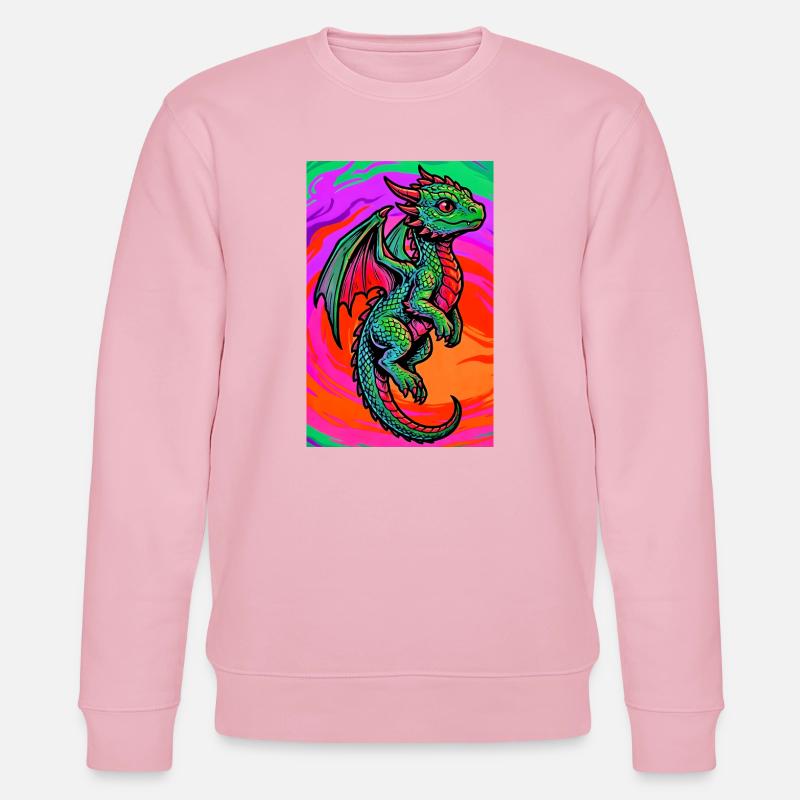Drache - Stanley/Stella Unisex Bio-Sweatshirt CHANGER - Hellrosa