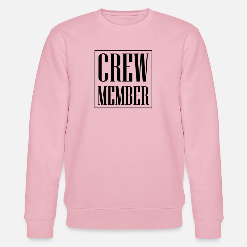 Crew Member - Stanley/Stella CHANGER Unisex Organic Sweatshirt - cotton pink