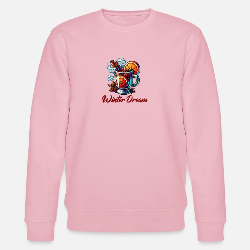 Glühwein - Stanley/Stella Unisex Bio-Sweatshirt CHANGER  - Hellrosa