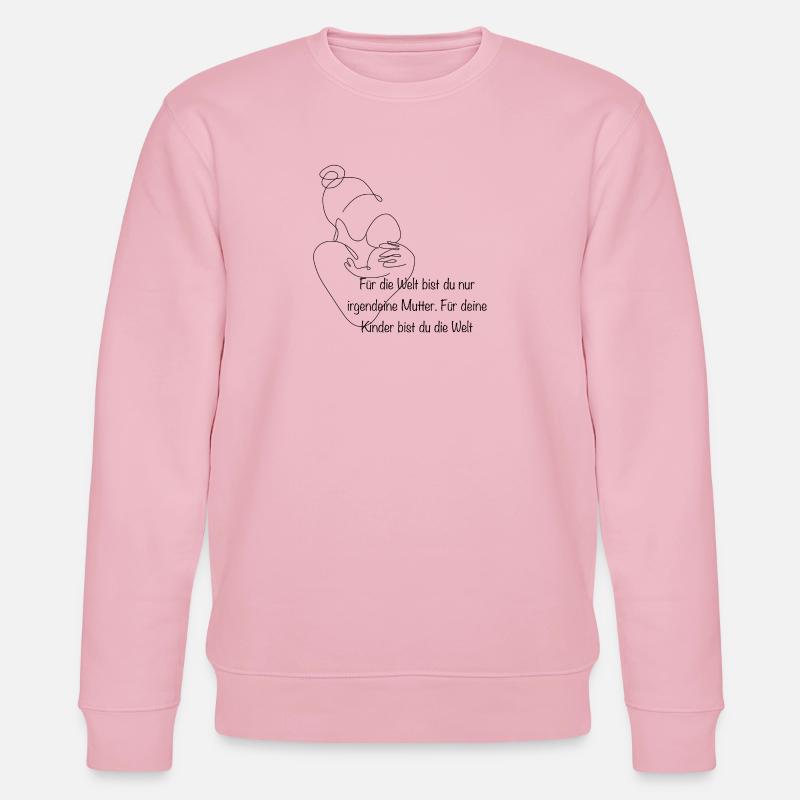 Mutter Mama Mami - Stanley/Stella Unisex Bio-Sweatshirt CHANGER  - Hellrosa