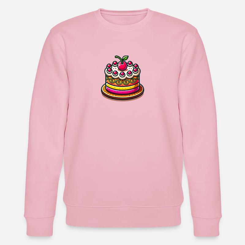 torte comic - Stanley/Stella Unisex Bio-Sweatshirt CHANGER  - Hellrosa