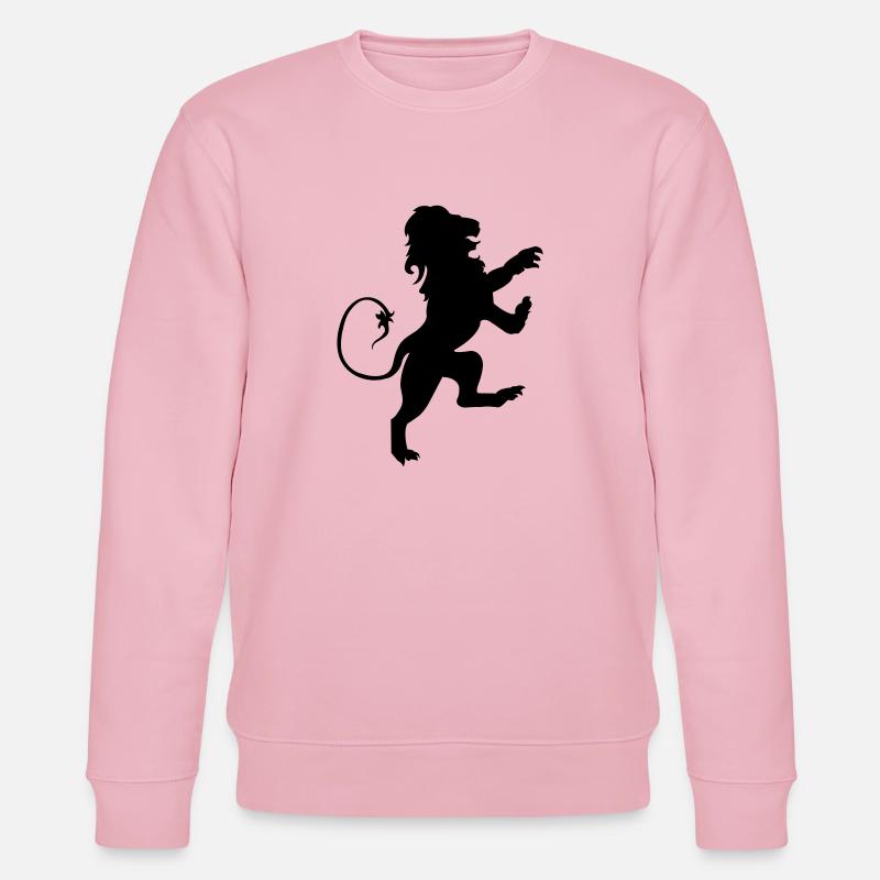 lion1 - Stanley/Stella Unisex Bio-Sweatshirt CHANGER  - Hellrosa