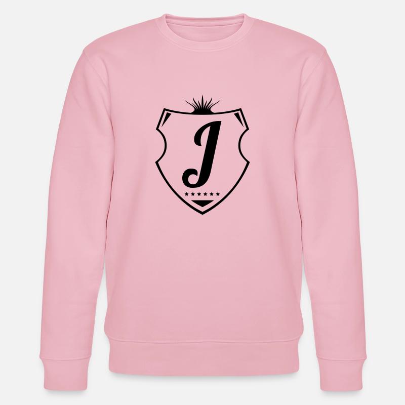 j letter - Stanley/Stella Unisex Bio-Sweatshirt CHANGER  - Hellrosa