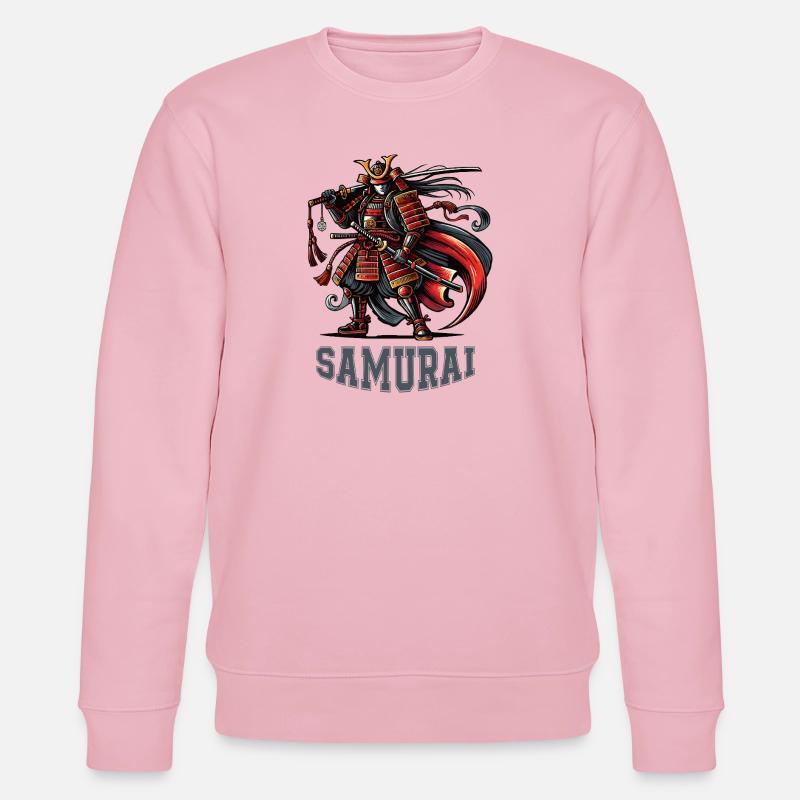 samurai comic - Stanley/Stella Unisex Bio-Sweatshirt CHANGER  - Hellrosa