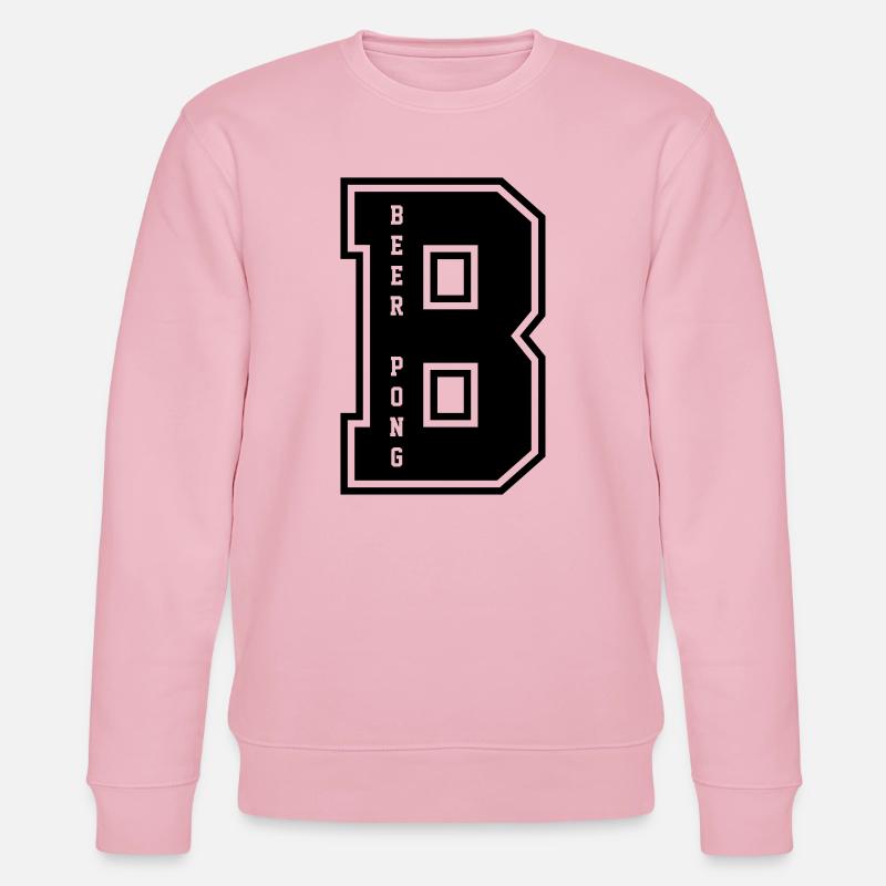 Beer Pong B - Stanley/Stella Unisex Bio-Sweatshirt CHANGER  - Hellrosa