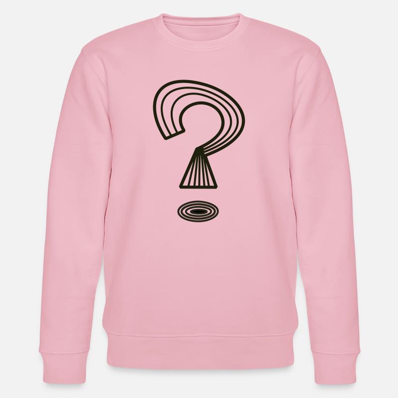 Point d’interrogation de Cean - Sweat bio CHANGER Stanley/Stella Unisexe - rose pâle