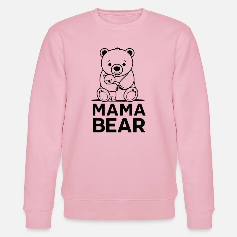 Maman ourse - Sweat bio CHANGER Stanley/Stella Unisexe - rose pâle