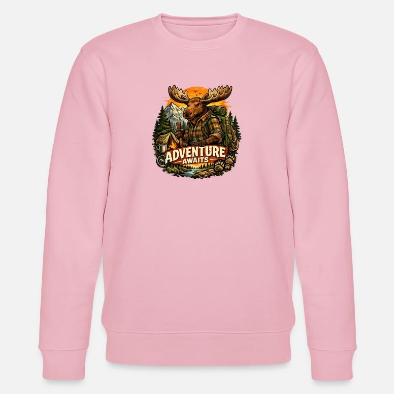 aventure - Sweat bio CHANGER Stanley/Stella Unisexe - rose pâle