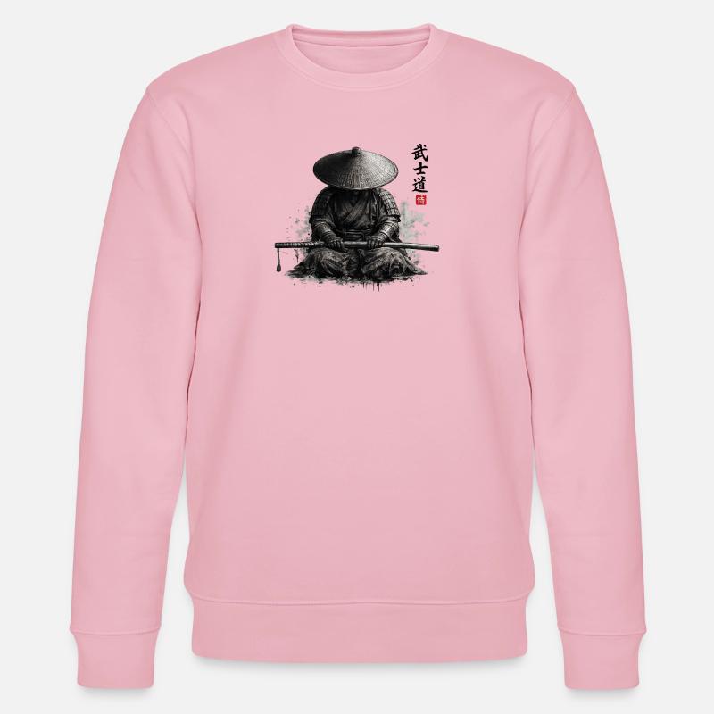 Samurai - Stanley/Stella Unisex Bio-Sweatshirt CHANGER  - Hellrosa