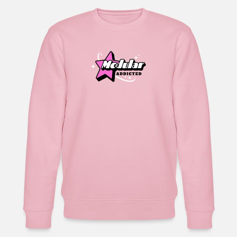 Modular Addicted Synthesizer  - Stanley/Stella Unisex Bio-Sweatshirt CHANGER  - Hellrosa