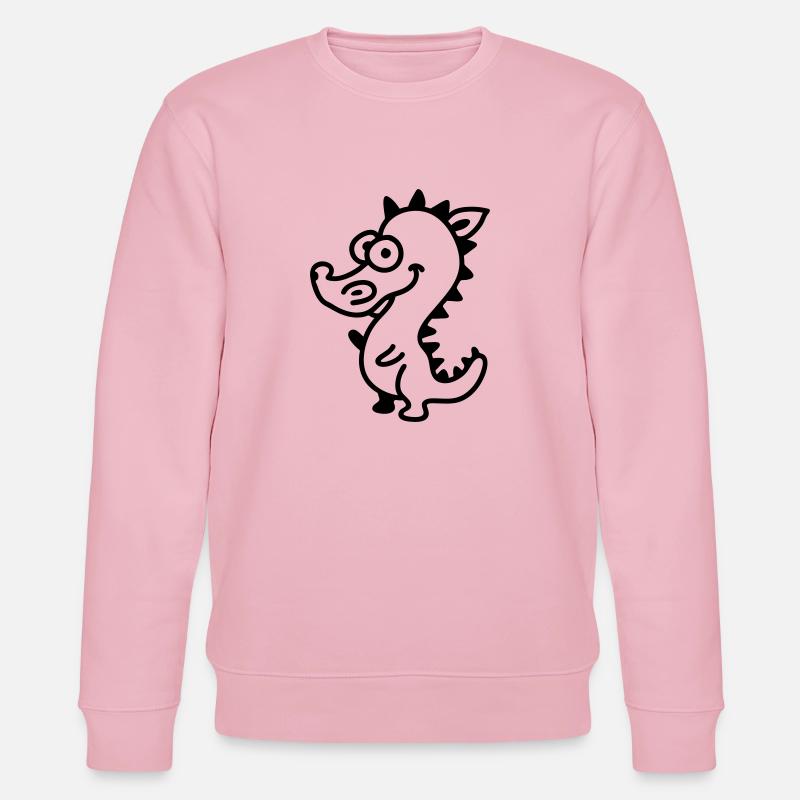Drachen - Line - Stanley/Stella Unisex Bio-Sweatshirt CHANGER  - Hellrosa