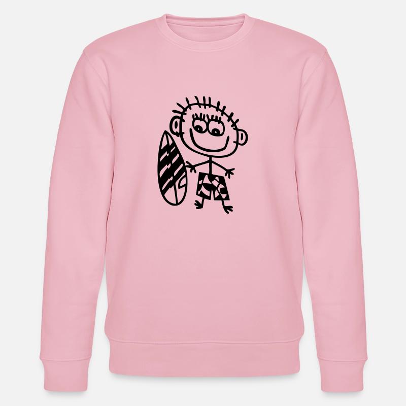 surferboy - Stanley/Stella Unisex Bio-Sweatshirt CHANGER  - Hellrosa