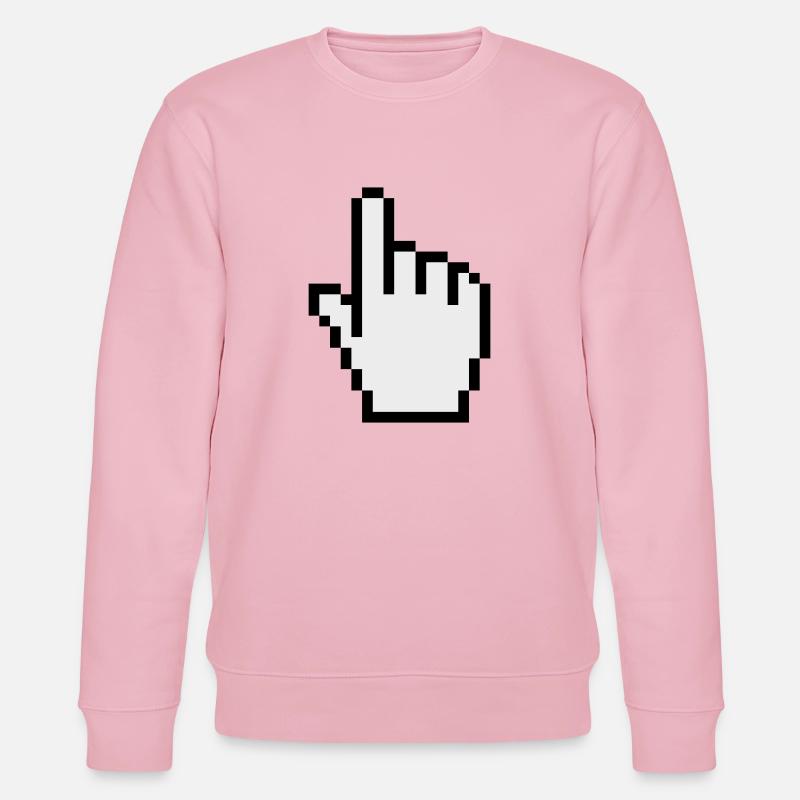 pointer / cursor - Stanley/Stella Unisex Bio-Sweatshirt CHANGER  - Hellrosa