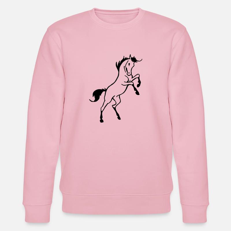 Prancing Horse - Stanley/Stella Unisex Bio-Sweatshirt CHANGER  - Hellrosa