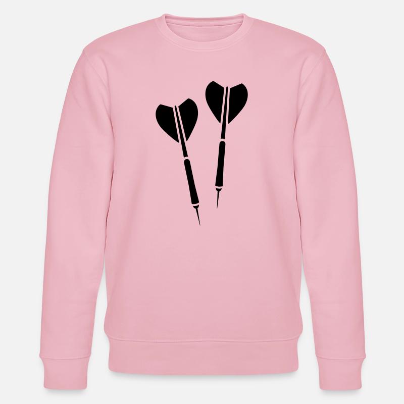 dart darts dartpfeile - Stanley/Stella Unisex Bio-Sweatshirt CHANGER  - Hellrosa