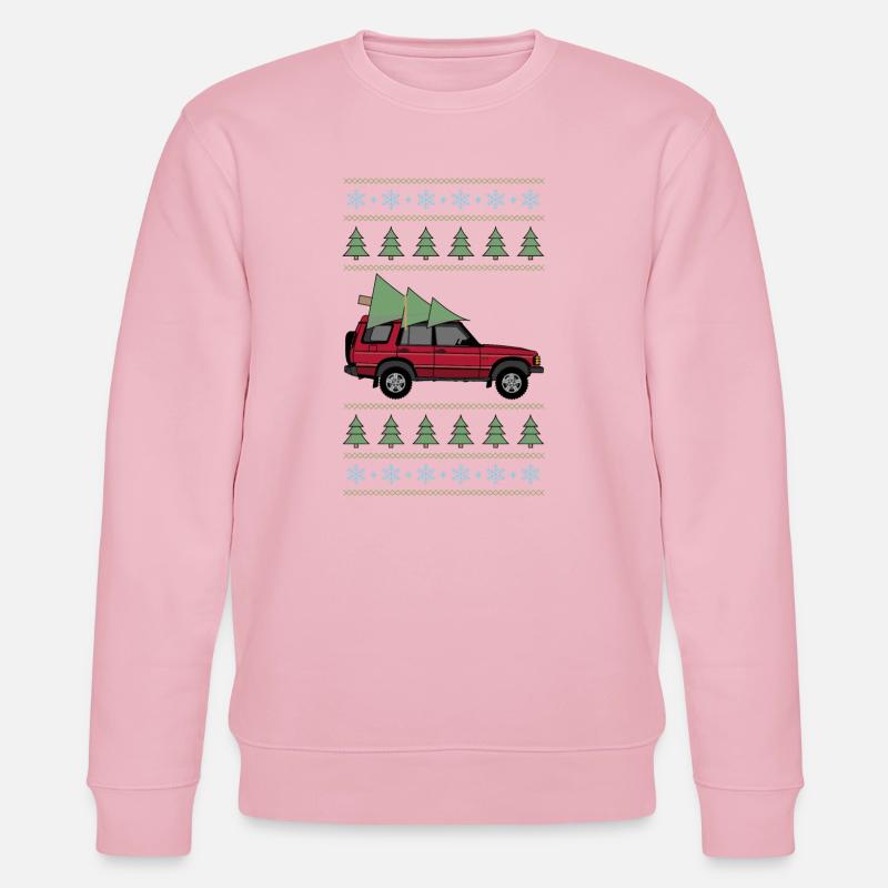 Discovery 2 Red Christmas - Stanley/Stella Unisex Bio-Sweatshirt CHANGER  - Hellrosa