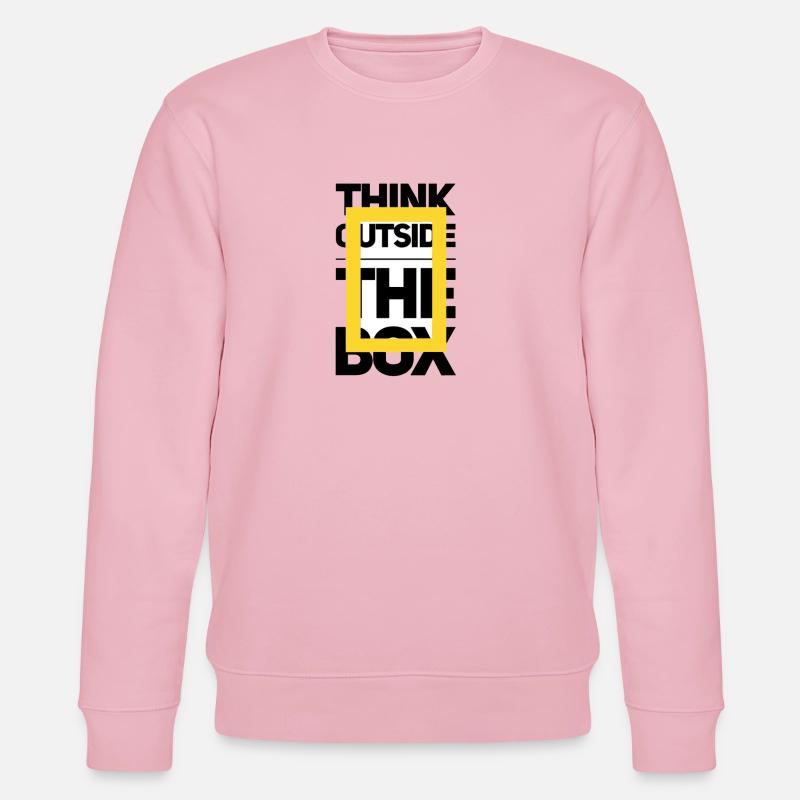 Dynamischer niederländischer Textdruck - Stanley/Stella Unisex Bio-Sweatshirt CHANGER  - Hellrosa