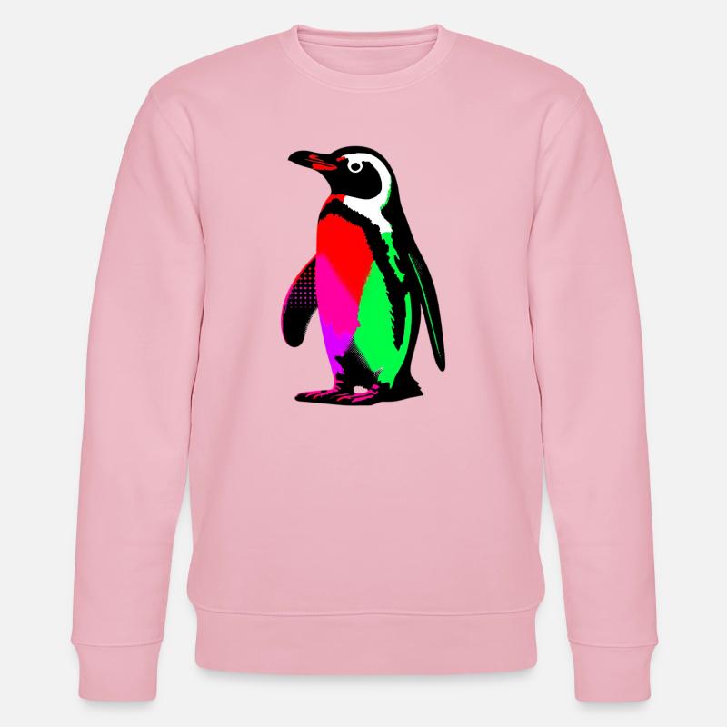 Pinguin - Stanley/Stella Unisex Bio-Sweatshirt CHANGER - Hellrosa