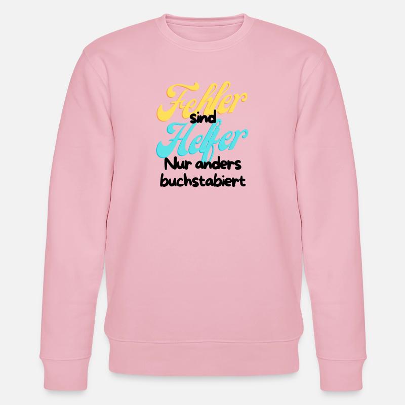 Error Helper Gradient Script - Stanley/Stella CHANGER Unisex Organic Sweatshirt - cotton pink