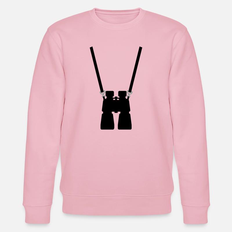 Fernglas - Stanley/Stella Unisex Bio-Sweatshirt CHANGER  - Hellrosa