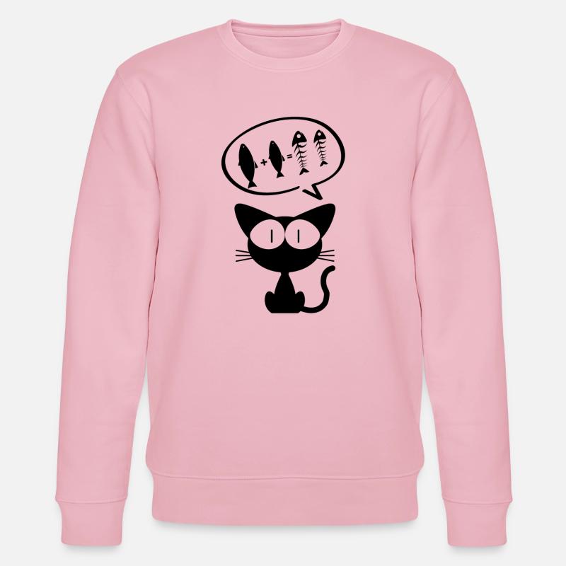 chat, chat humour, propriétaire de chat - Sweat bio CHANGER Stanley/Stella Unisexe - rose pâle