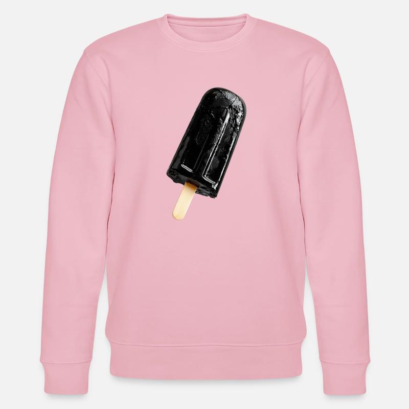 Eis am Stil schwarz - Stanley/Stella Unisex Bio-Sweatshirt CHANGER  - Hellrosa