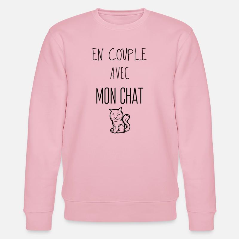 Design Nature Éclat de Vert - Sweat bio CHANGER Stanley/Stella Unisexe - rose pâle