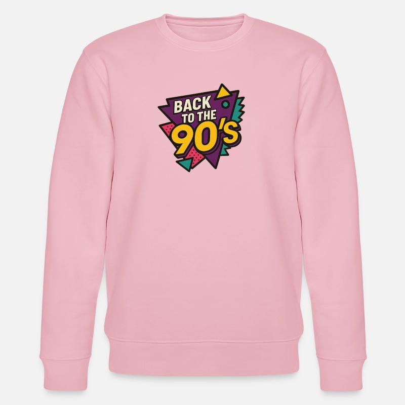 Retro 90s Style Key Art - Stanley/Stella Unisex Bio-Sweatshirt CHANGER  - Hellrosa