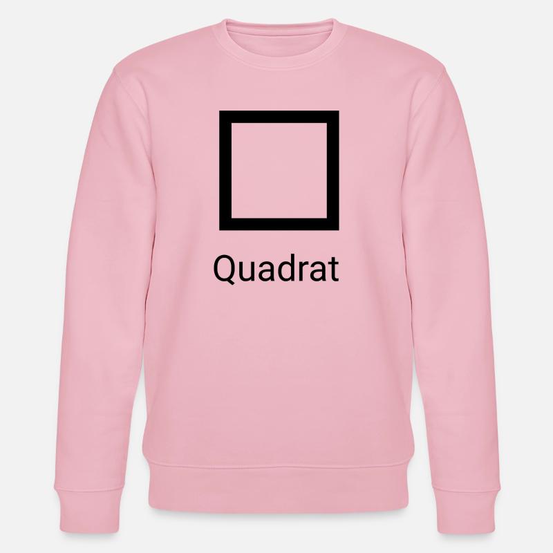 LiGu Design - Square - with Font - Stanley/Stella CHANGER Unisex Organic Sweatshirt - cotton pink