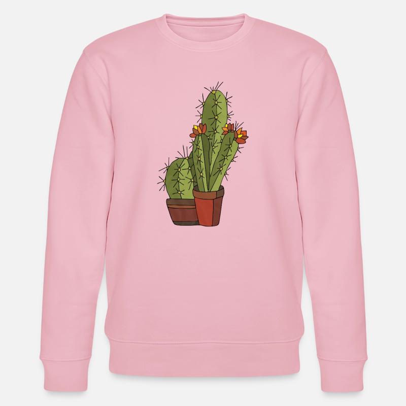 Blumen - Stanley/Stella Unisex Bio-Sweatshirt CHANGER - Hellrosa