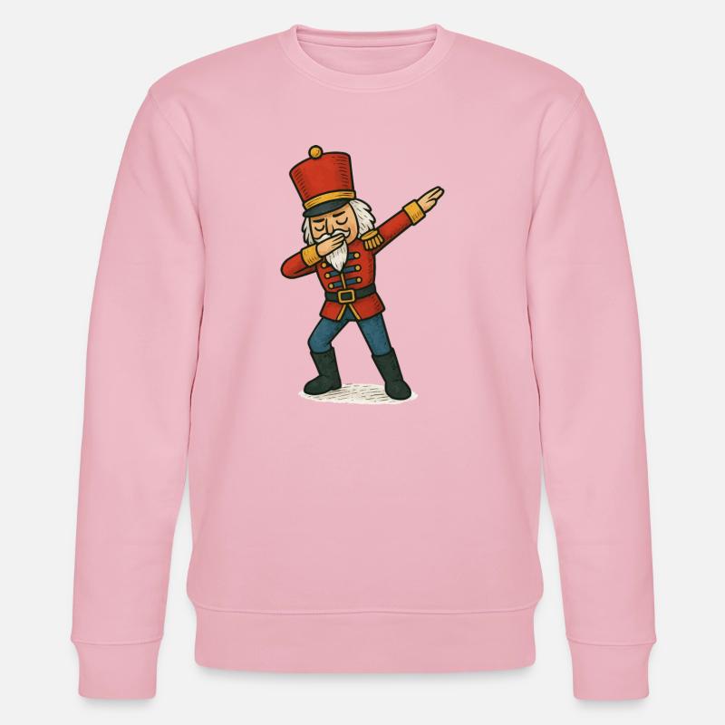 Nutcracker Dabbing Dance - Stanley/Stella CHANGER Unisex Organic Sweatshirt - cotton pink