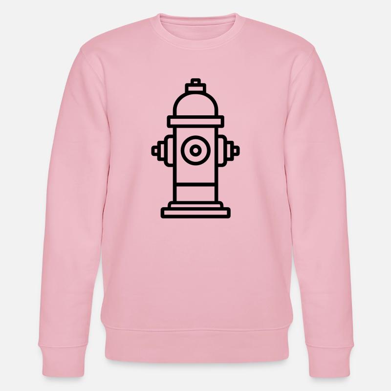 Fire hydrant - Stanley/Stella CHANGER Unisex Organic Sweatshirt - cotton pink