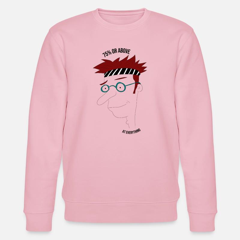 75 % ou plus à tout, mec - Sweat bio CHANGER Stanley/Stella Unisexe - rose pâle